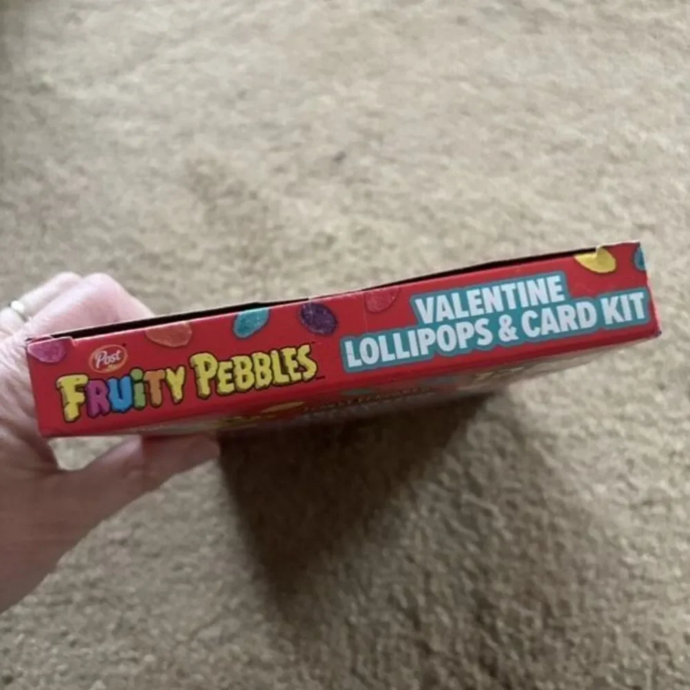 Fruity Pebbles Valentine Lollipops & Card Kit *New*